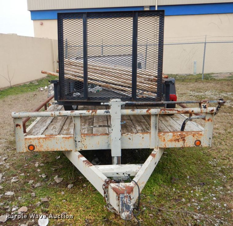 image for item GD9031 Shop built utility trailer