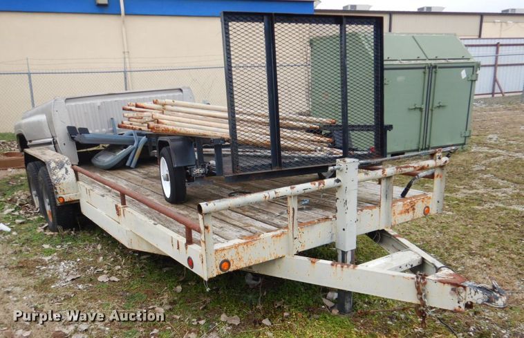 image for item GD9031 Shop built utility trailer