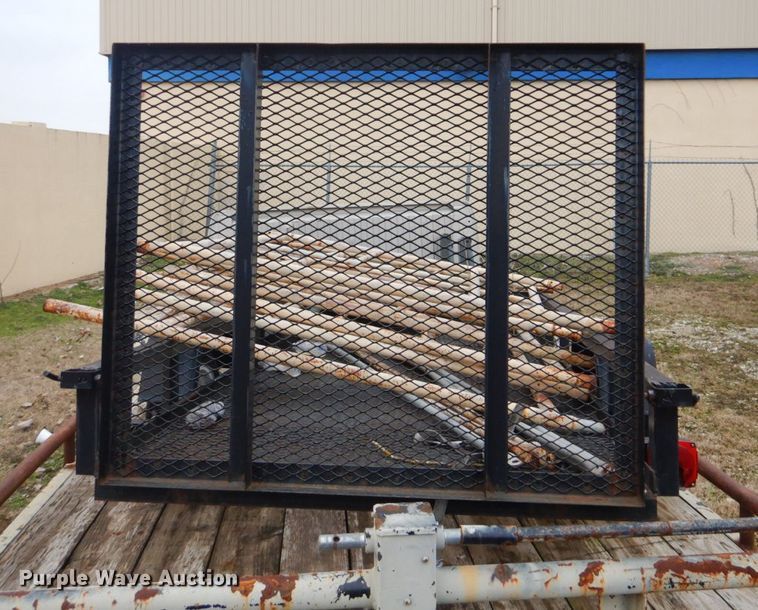 image for item GD9031 Shop built utility trailer