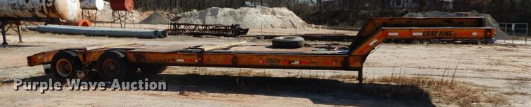 image for item GE9140 1973 Load King CS252 drop deck equipment trailer