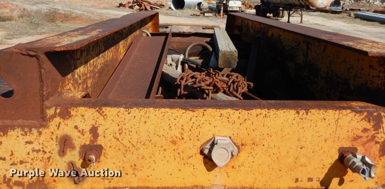 image for item GE9140 1973 Load King CS252 drop deck equipment trailer