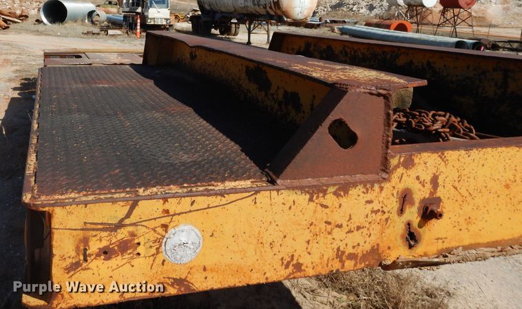 image for item GE9140 1973 Load King CS252 drop deck equipment trailer