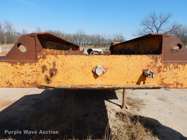 image for item GE9140 1973 Load King CS252 drop deck equipment trailer