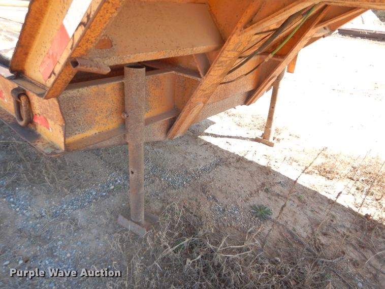 image for item GE9140 1973 Load King CS252 drop deck equipment trailer