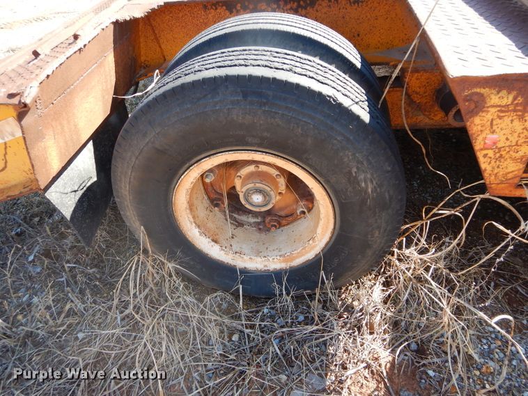 image for item GE9140 1973 Load King CS252 drop deck equipment trailer