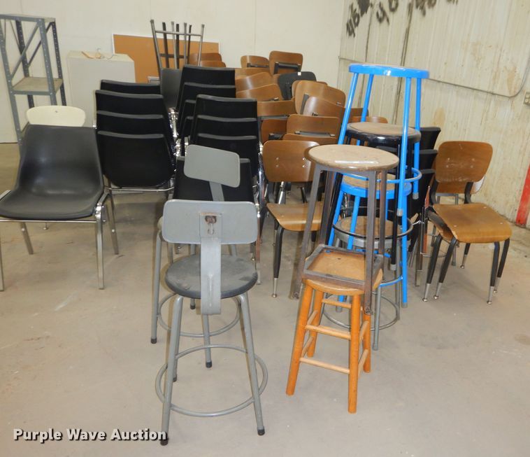 image for item GG9576 Approximately 58 chairs and stools