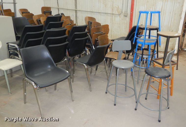 image for item GG9576 Approximately 58 chairs and stools