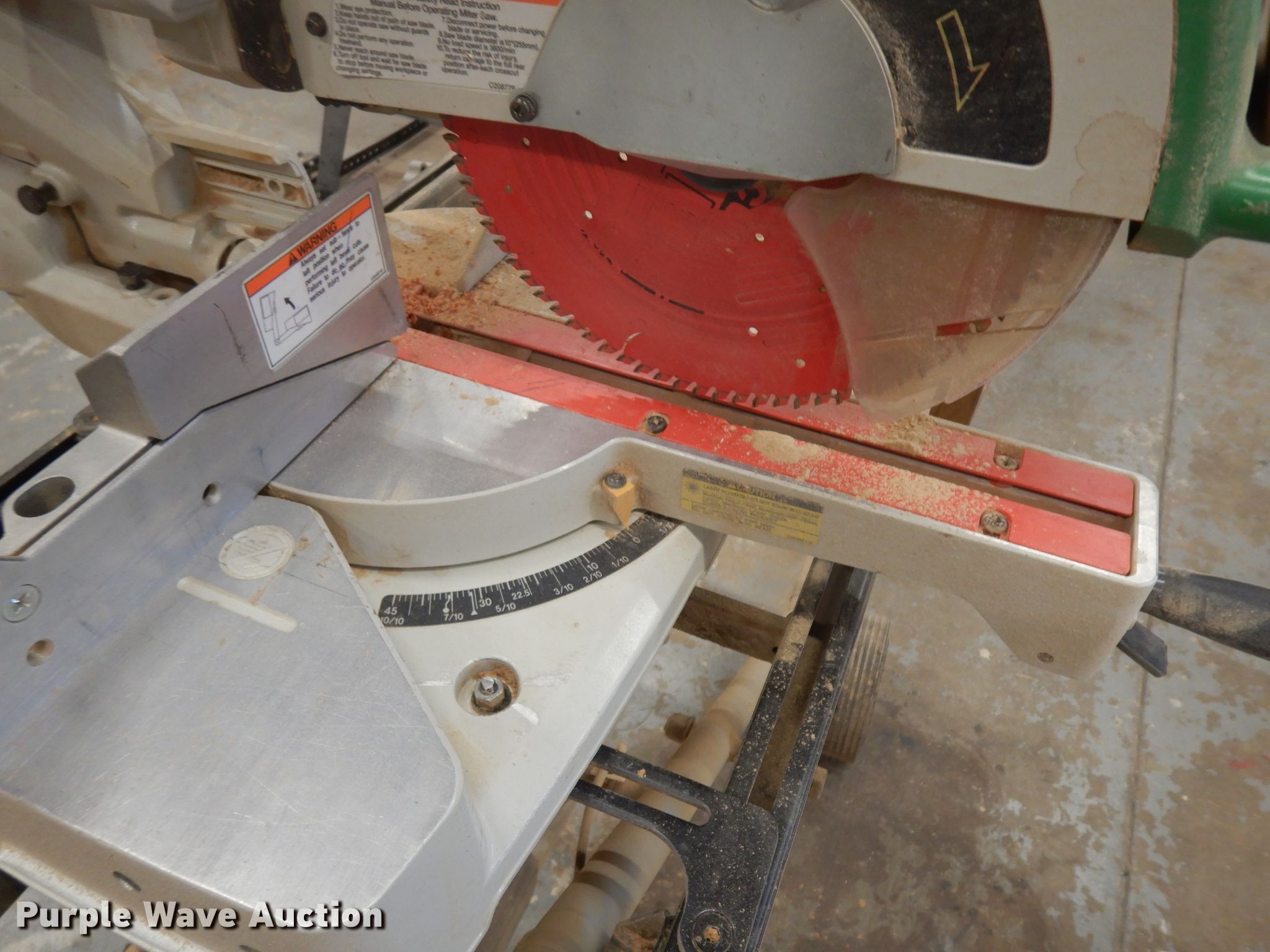 Hitachi C10FSH miter saw in White City, KS Item ER9857 sold Purple Wave