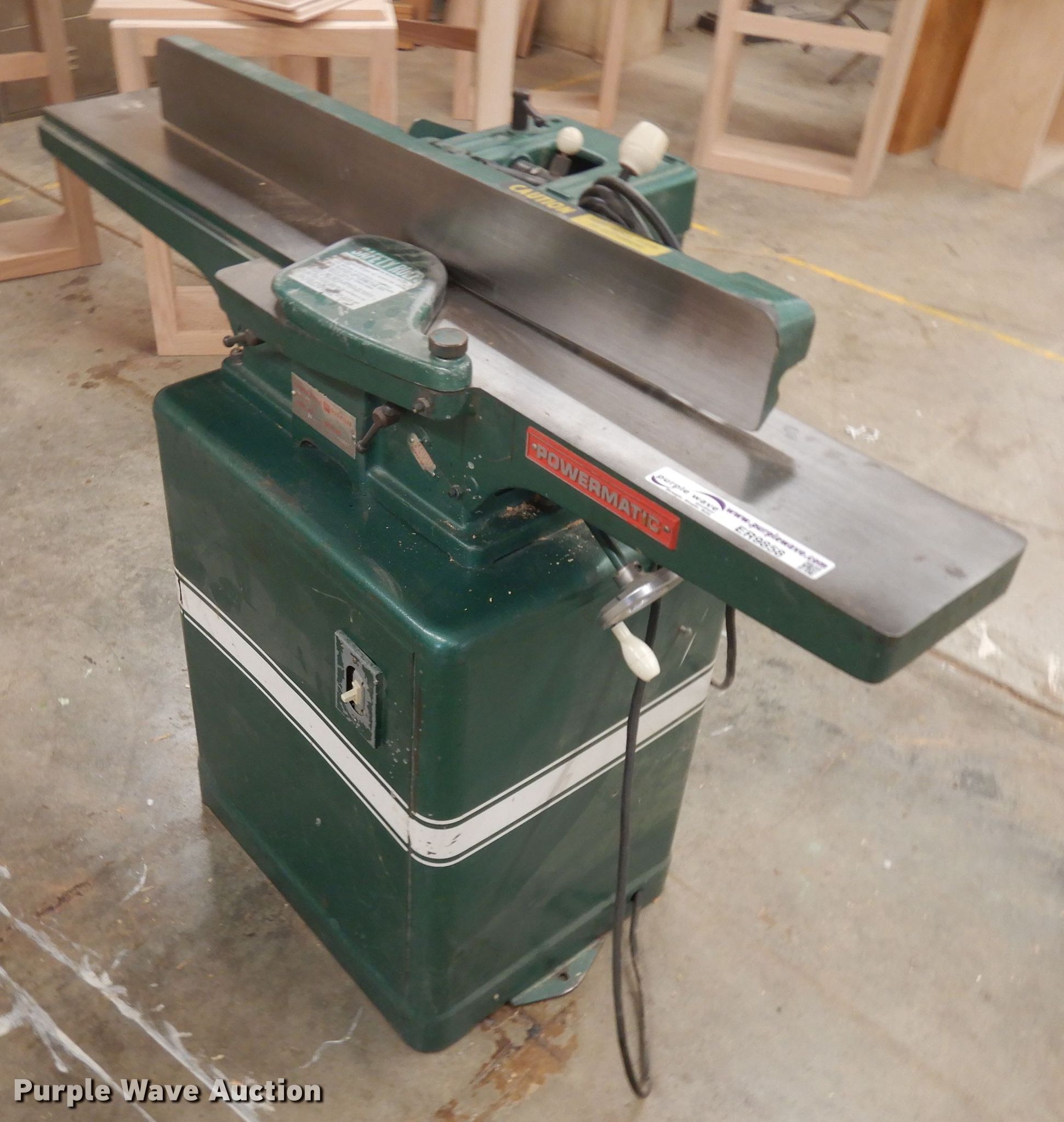 Powermatic 50 jointer in White City, KS Item ER9858 sold Purple Wave