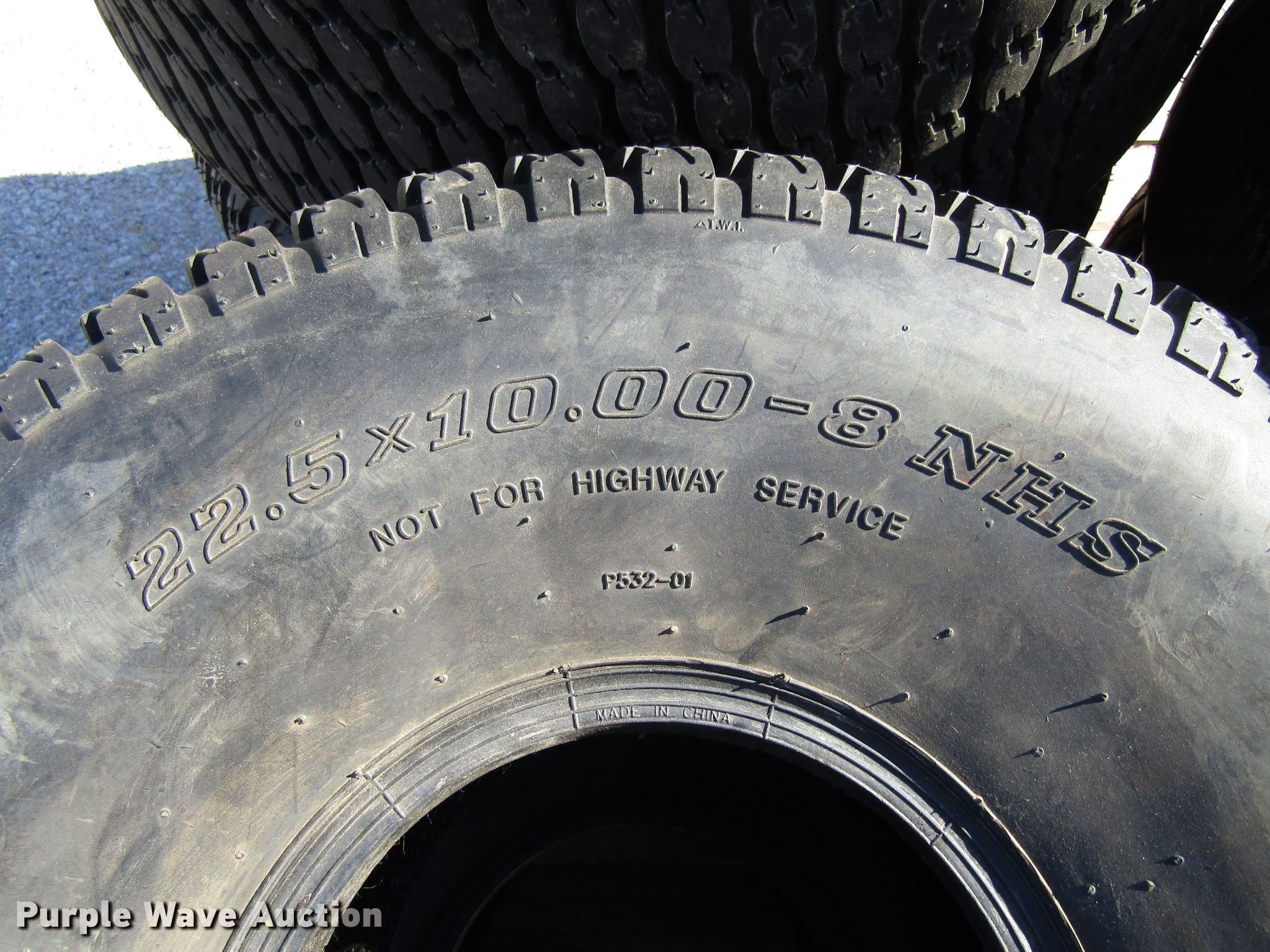 (6) tires in Davenport, IA Item FD9354 sold Purple Wave