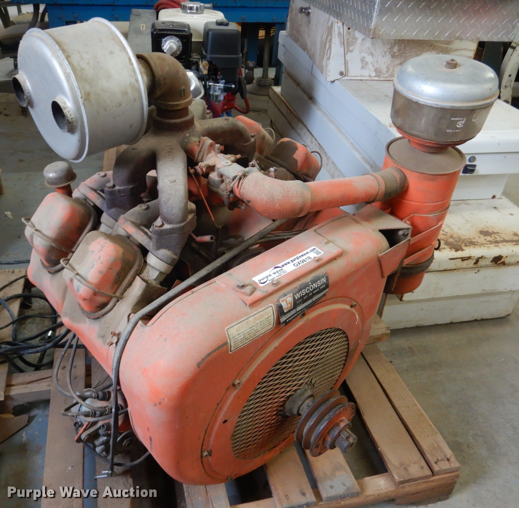 Wisconsin V465D 177 C.I.D. four cylinder gas engine in Garden City, KS