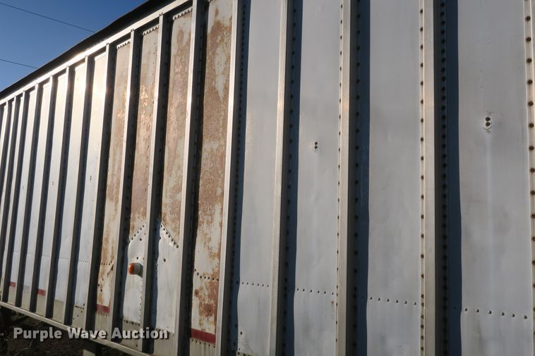 image for item DB10137 1981 Corn Husker 800 double hopper bottom grain trailer