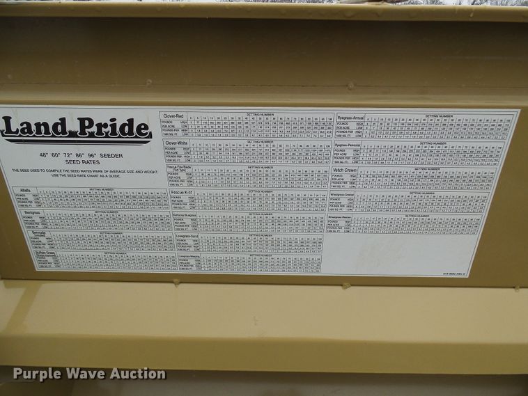 image for item DD1952 Land Pride APS1586 Solid Stand seeder