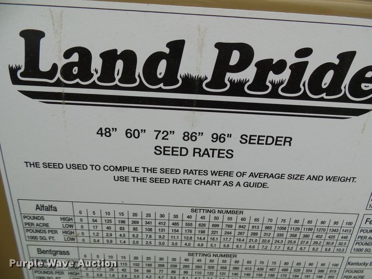 image for item DD1952 Land Pride APS1586 Solid Stand seeder