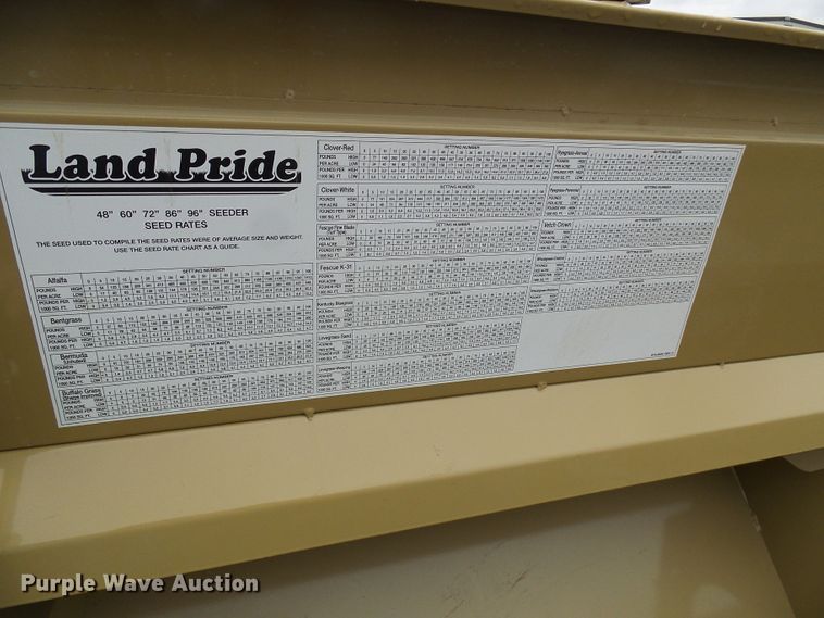 image for item DD1952 Land Pride APS1586 Solid Stand seeder