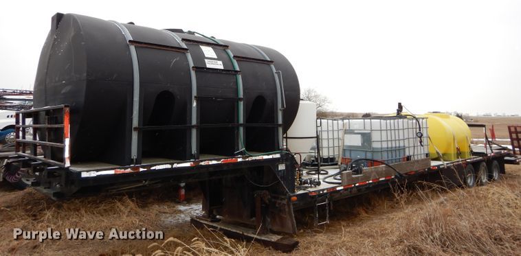 image for item DH4335 1984 Unruh drop deck chemical tender trailer