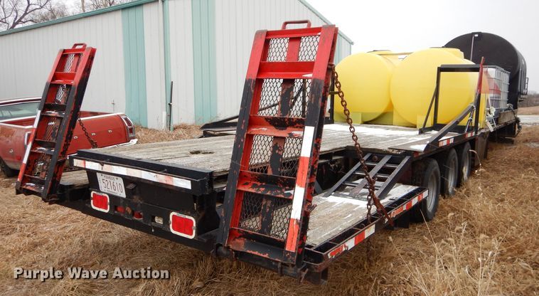 image for item DH4335 1984 Unruh drop deck chemical tender trailer