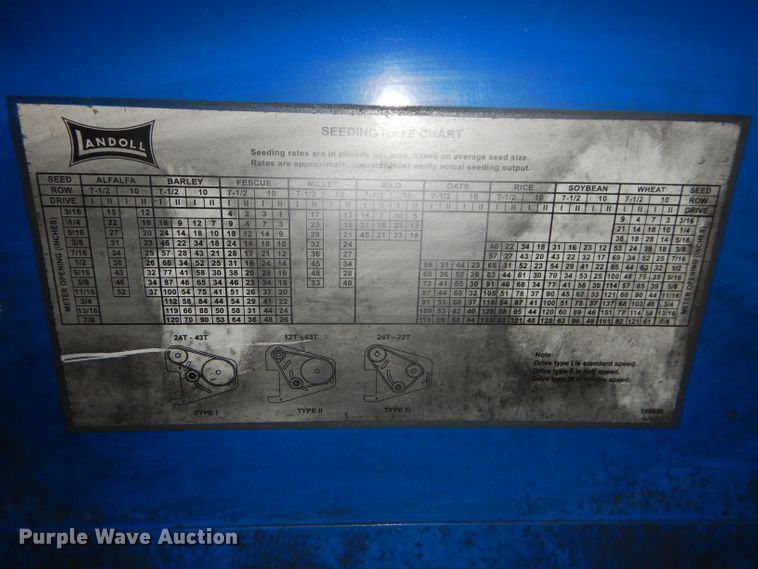 image for item DH4338 2010 Landoll 5530-30X10 no-till grain drill