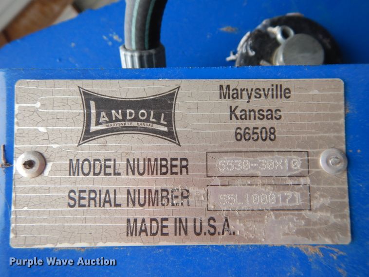 image for item DH4338 2010 Landoll 5530-30X10 no-till grain drill