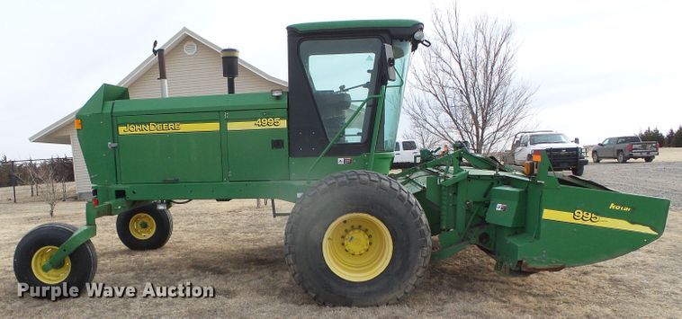 image for item DH4776 2008 John Deere 4995 windrower