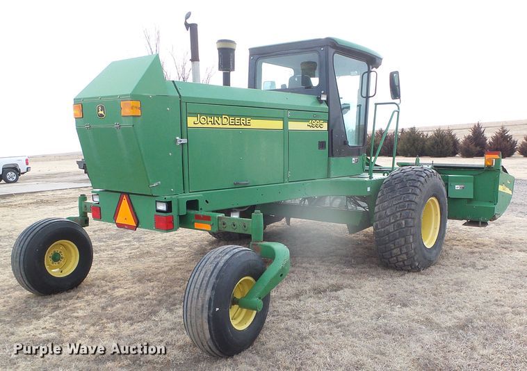 image for item DH4776 2008 John Deere 4995 windrower