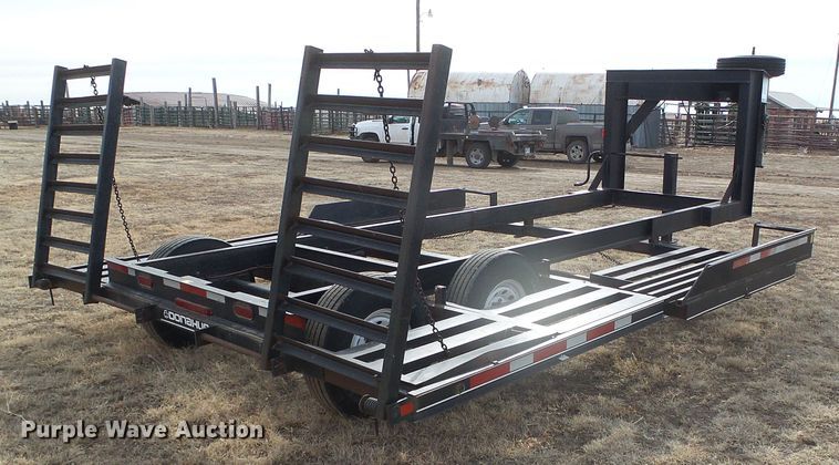 image for item DH4777 2005 Donahue EXG-160 windrower trailer