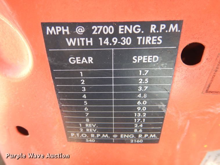 image for item DH6392 Allis Chalmers 5050 MFWD tractor