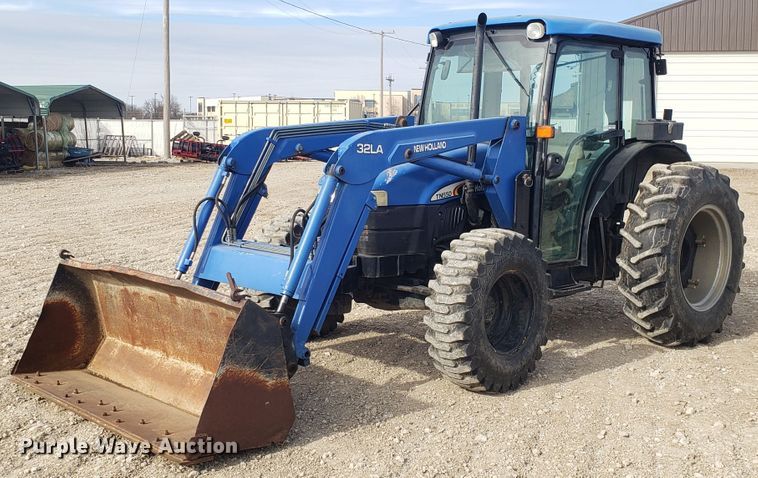 image for item EZ9099 2003 New Holland TN55D MFWD tractor