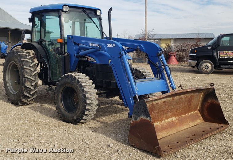 image for item EZ9099 2003 New Holland TN55D MFWD tractor