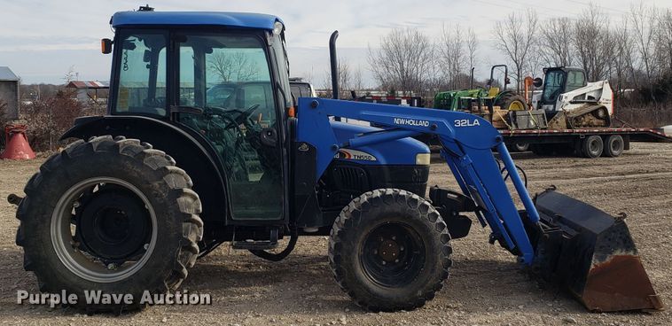 image for item EZ9099 2003 New Holland TN55D MFWD tractor