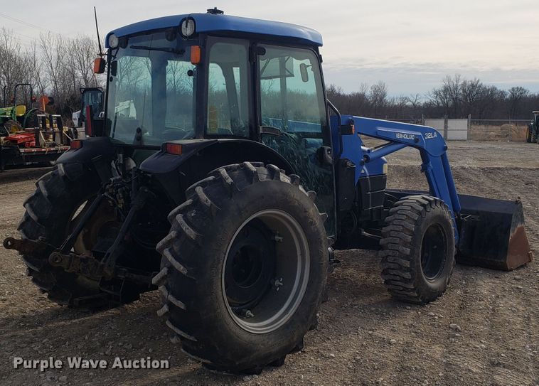 image for item EZ9099 2003 New Holland TN55D MFWD tractor