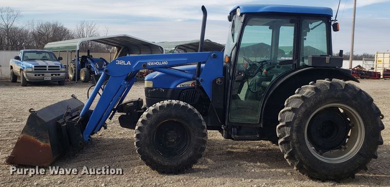 image for item EZ9099 2003 New Holland TN55D MFWD tractor