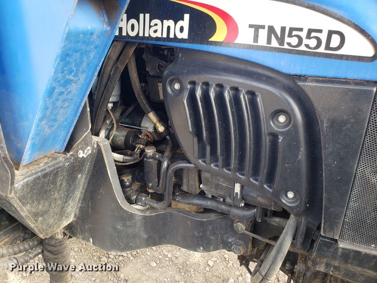 image for item EZ9099 2003 New Holland TN55D MFWD tractor