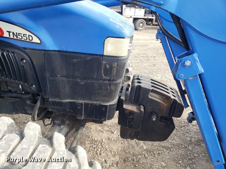 image for item EZ9099 2003 New Holland TN55D MFWD tractor