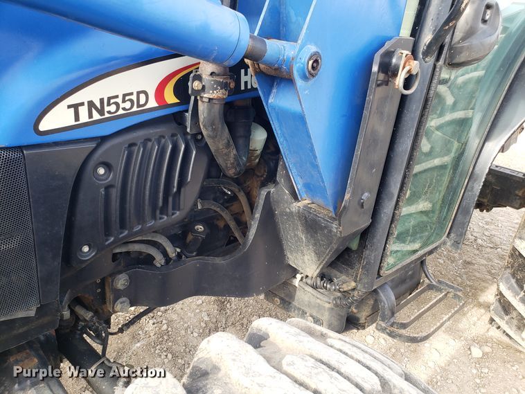 image for item EZ9099 2003 New Holland TN55D MFWD tractor