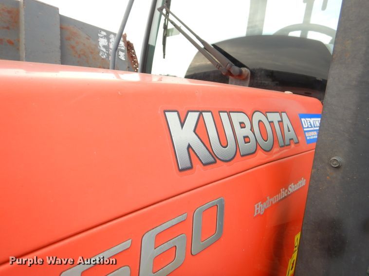 image for item GB9603 2014 Kubota M8560 tractor