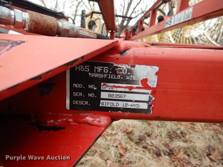 image for item GB9778 2008 H&S hay rake