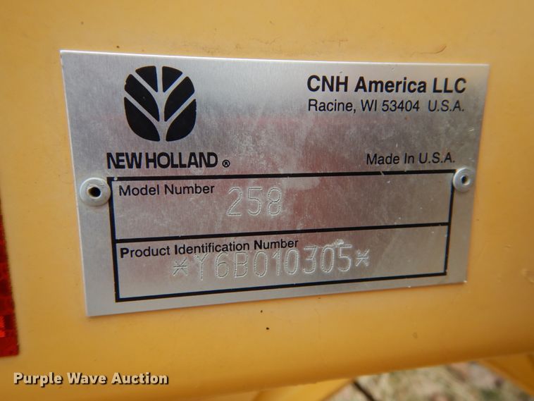 image for item GB9779 2006 New Holland Rolabar 258 hay rake