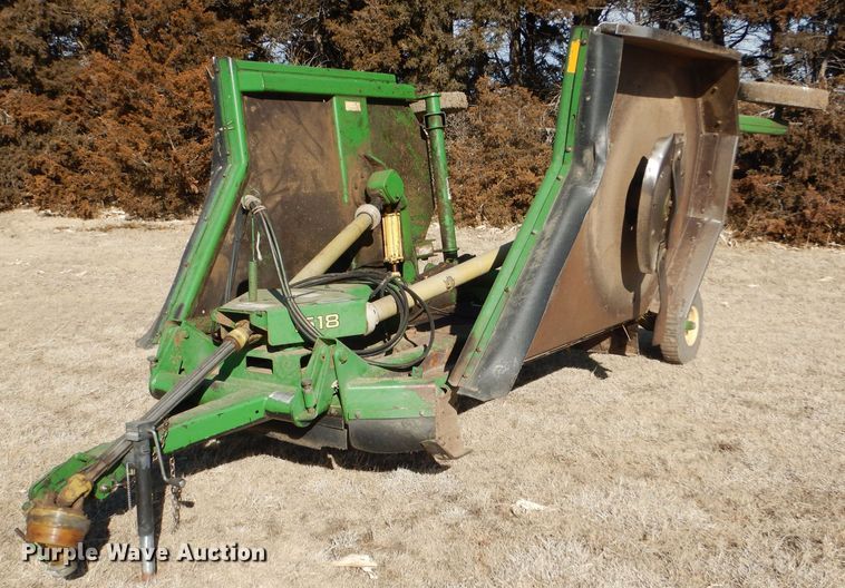 image for item GX9719 John Deere 1518 batwing rotary mower