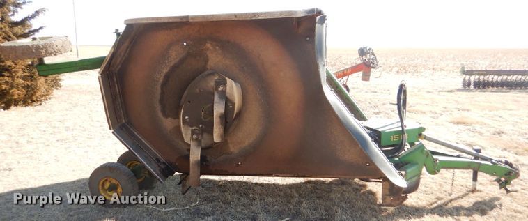 image for item GX9719 John Deere 1518 batwing rotary mower