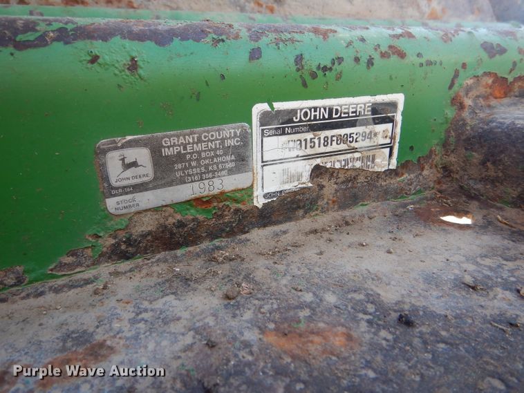 image for item GX9719 John Deere 1518 batwing rotary mower