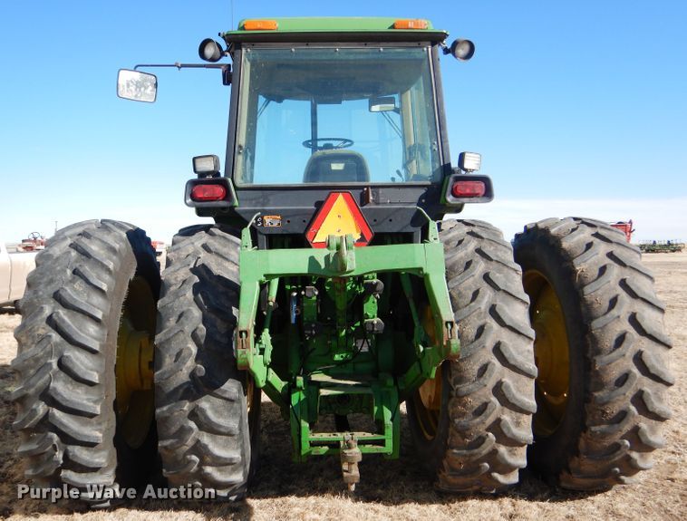 image for item GX9743 1993 John Deere 4960 MFWD tractor