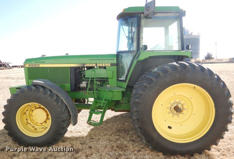 image for item GX9743 1993 John Deere 4960 MFWD tractor
