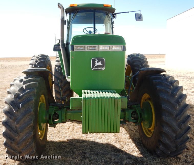 image for item GX9743 1993 John Deere 4960 MFWD tractor