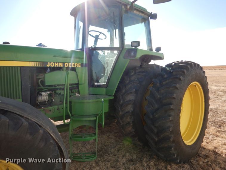 image for item GX9743 1993 John Deere 4960 MFWD tractor