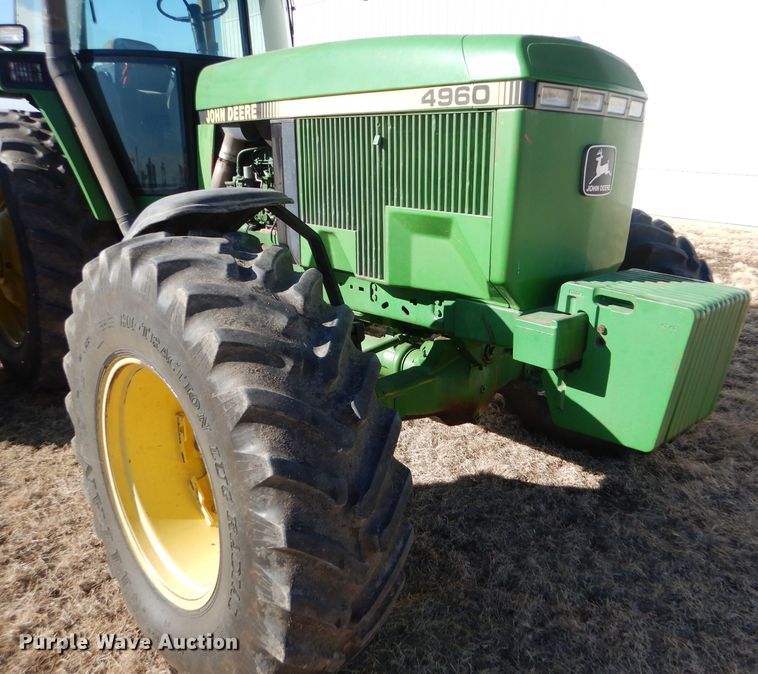 image for item GX9743 1993 John Deere 4960 MFWD tractor