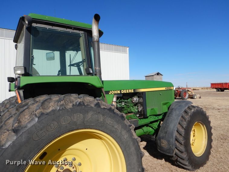 image for item GX9743 1993 John Deere 4960 MFWD tractor