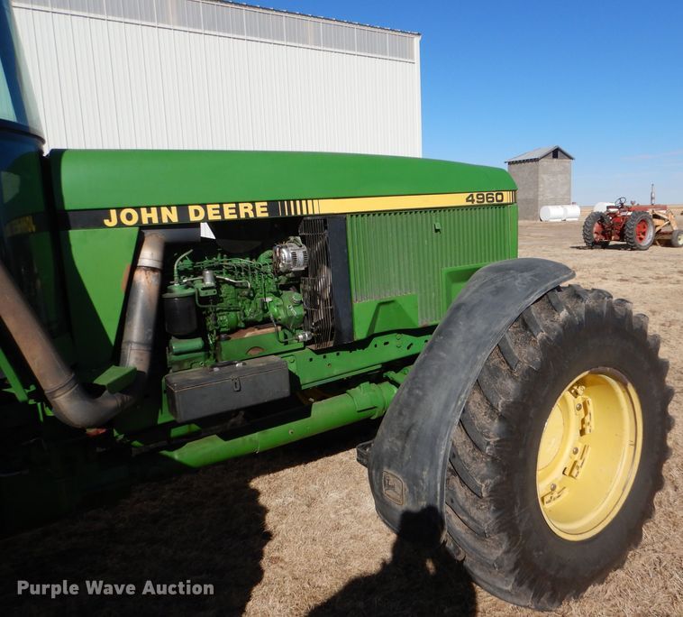 image for item GX9743 1993 John Deere 4960 MFWD tractor