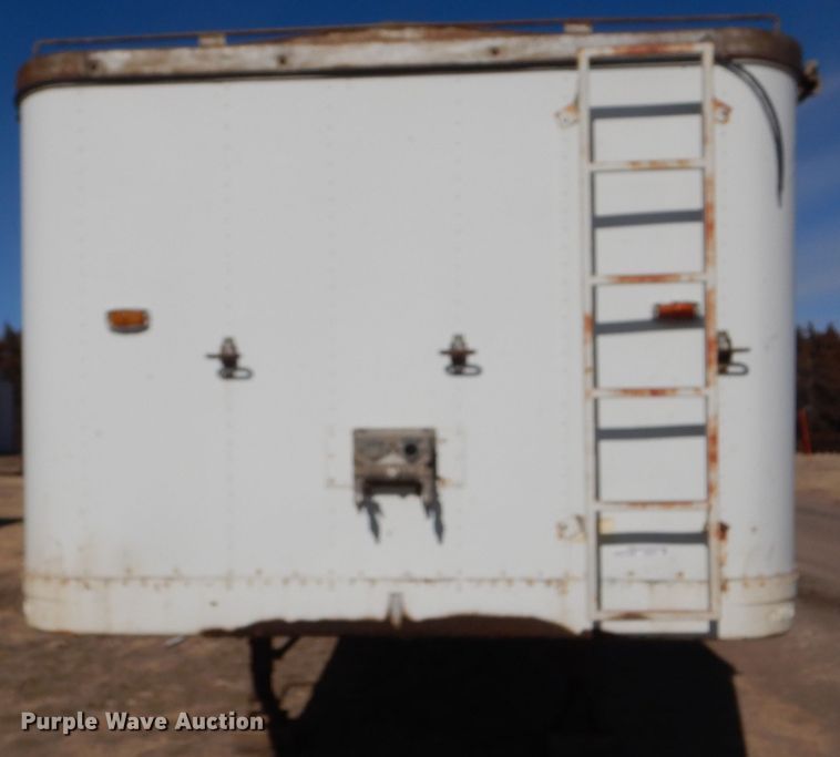 image for item GX9745 1974 Timpte double hopper bottom grain trailer