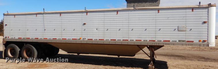 image for item GX9745 1974 Timpte double hopper bottom grain trailer